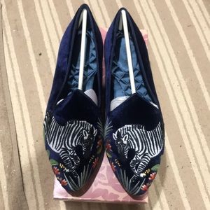 Birdies x minted Zebra loafers